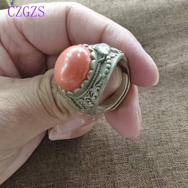 Men Accessories Ethnic - Ретро-этническое регулируемое кольцо для мужчин и