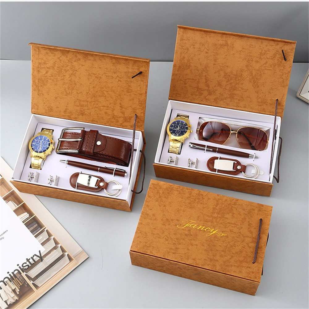 Cufflink Box Set - Новые мужские подарочные часы с коробкой,