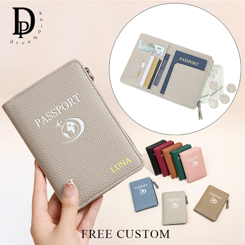 Passport Wallet Rfid - Женский RFID-кошелек для паспорта из искусственной
