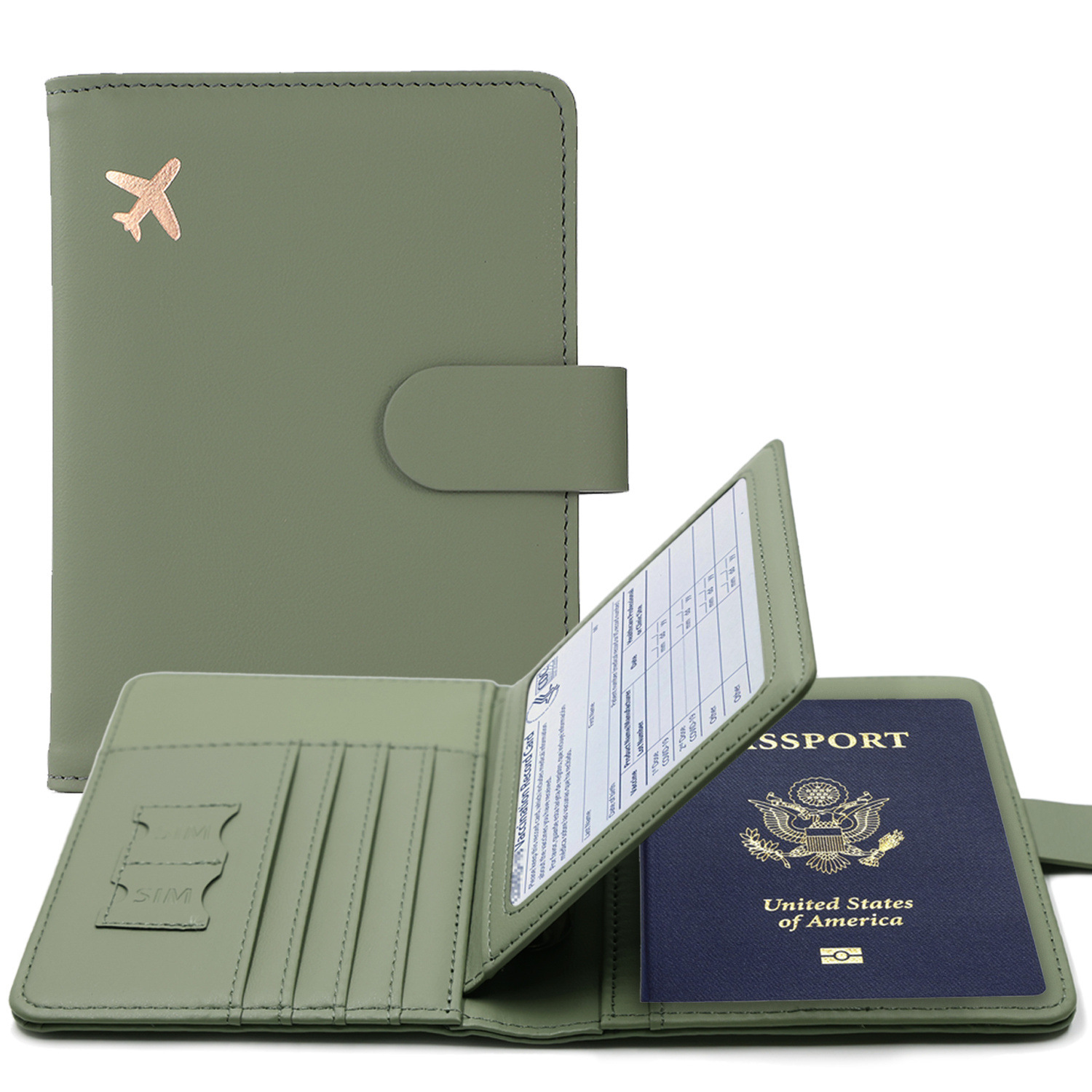 Passport Wallet Rfid - Обложка для паспорта RFID, чехол для