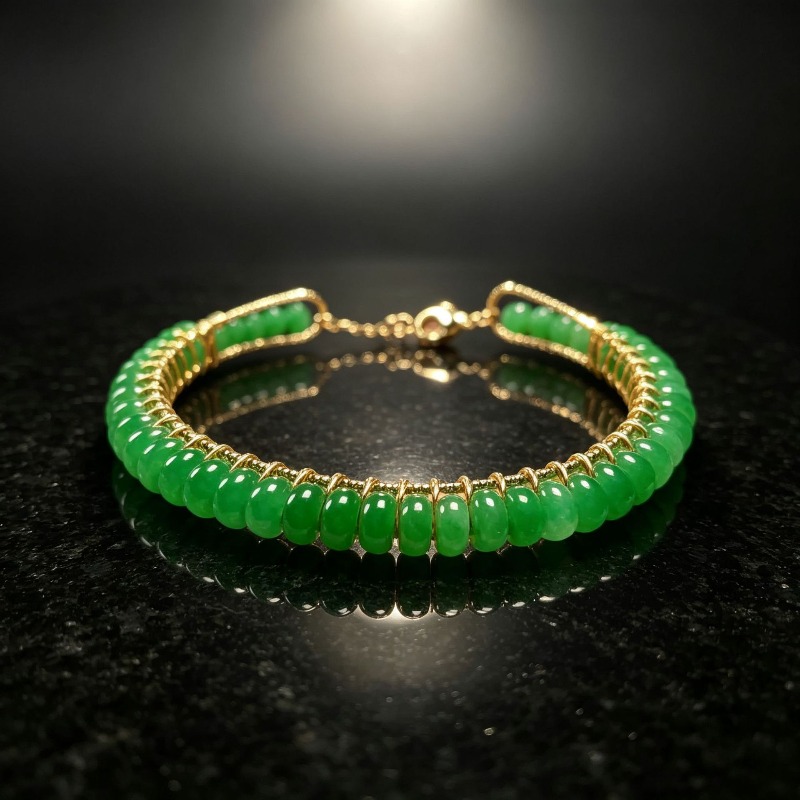 Bracelet Beaded Men - Натуральные сухие браслеты из бусин синего