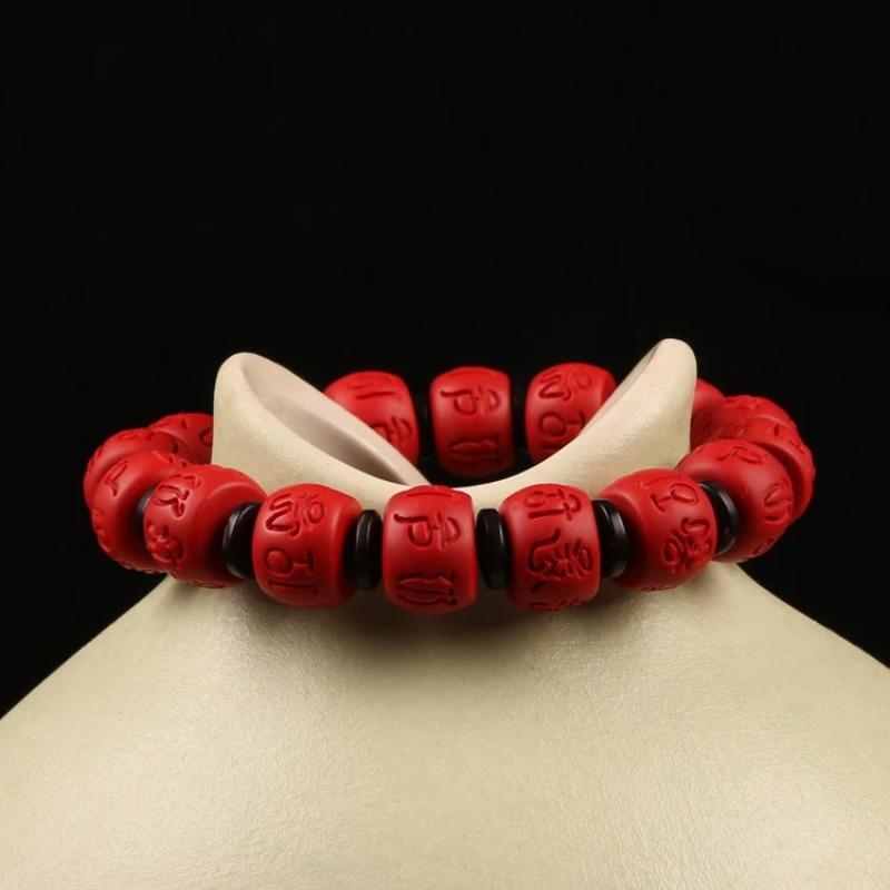Китайский 13*9 мм бусины Красн – обзор и цена Bracelet Beaded Men