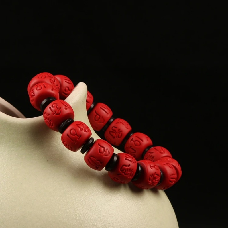 Китайский 13*9 мм бусины Красн – обзор и цена Bracelet Beaded Men