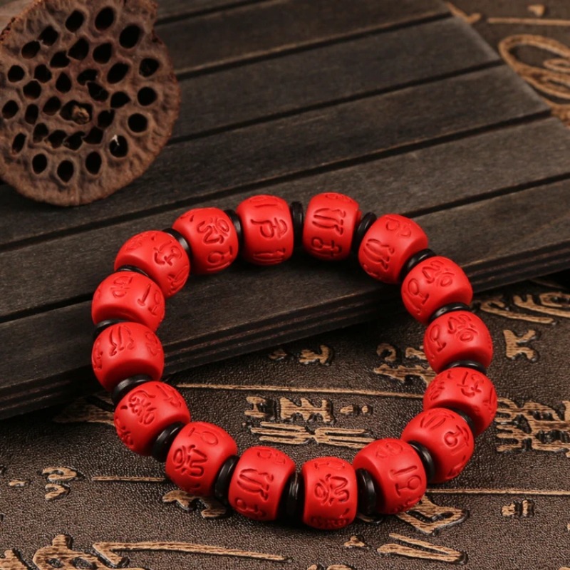 Китайский 13*9 мм бусины Красн – обзор и цена Bracelet Beaded Men