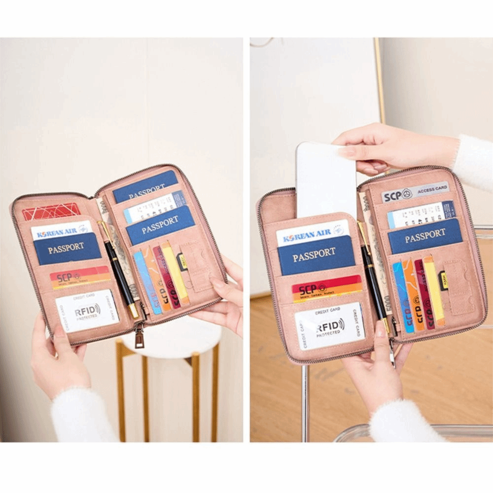 Кошелек-зажим для паспорта из  – обзор и цена Passport Wallet Rfid