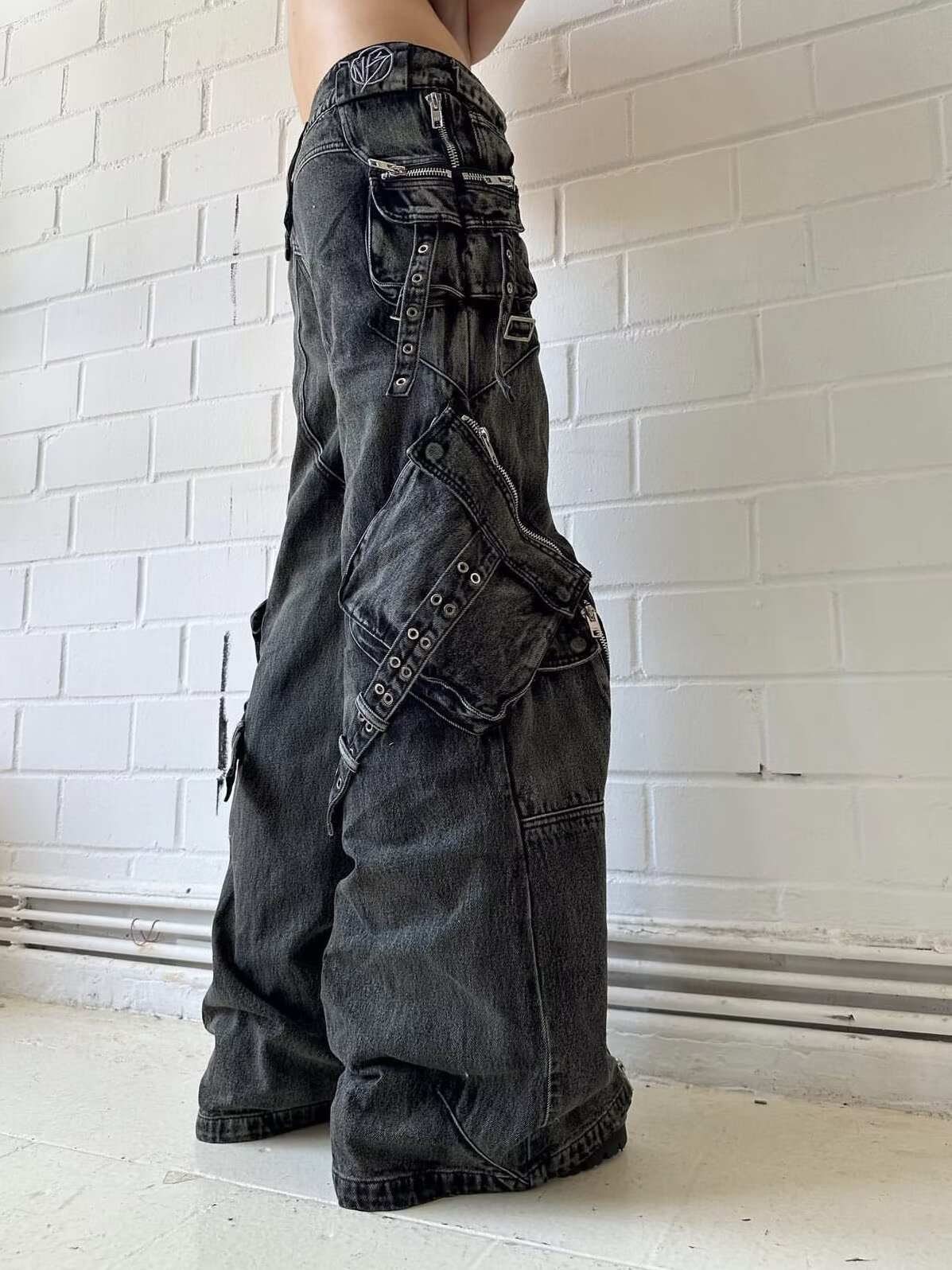 Y2K черные готические панк-мол – обзор и цена Men'S Accessories For Jeans