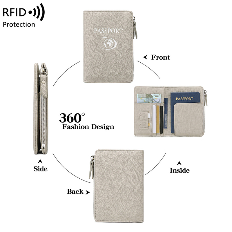 Женский RFID-кошелек для паспо – обзор и цена Passport Wallet Rfid