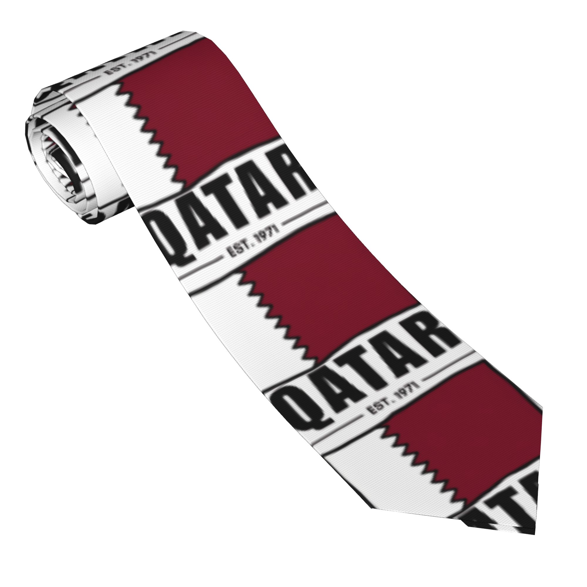 Галстук с национальным флагом  – обзор и цена Men Accessories Qatar