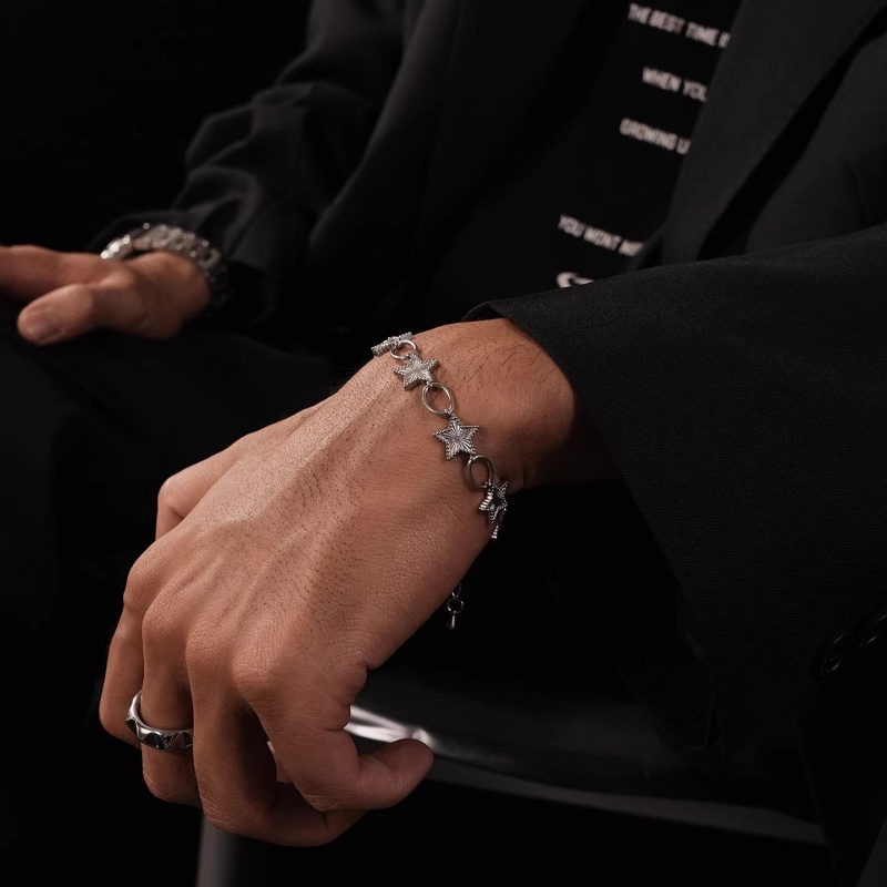 Браслет в стиле Y2K с металлич – обзор и цена Men'S Accessories High End