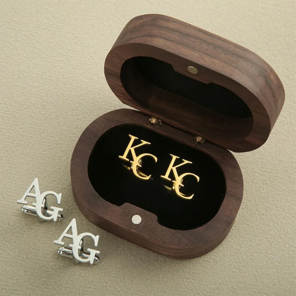 Персонализированные запонки с  – обзор и цена Cufflink Box Set